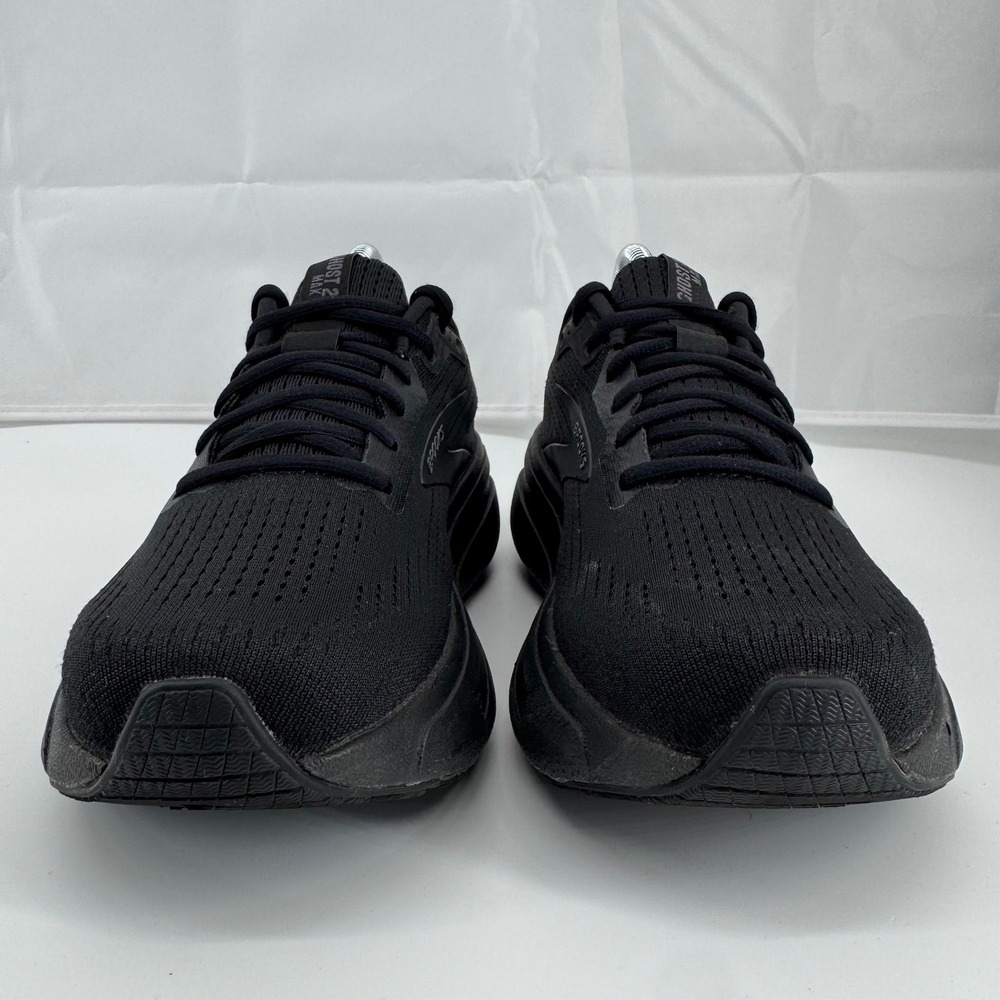 Brooks Ghost Max 2 Running Shoes Womens 7 All Black Cushioned 1204201B020 - Picture 12 of 14